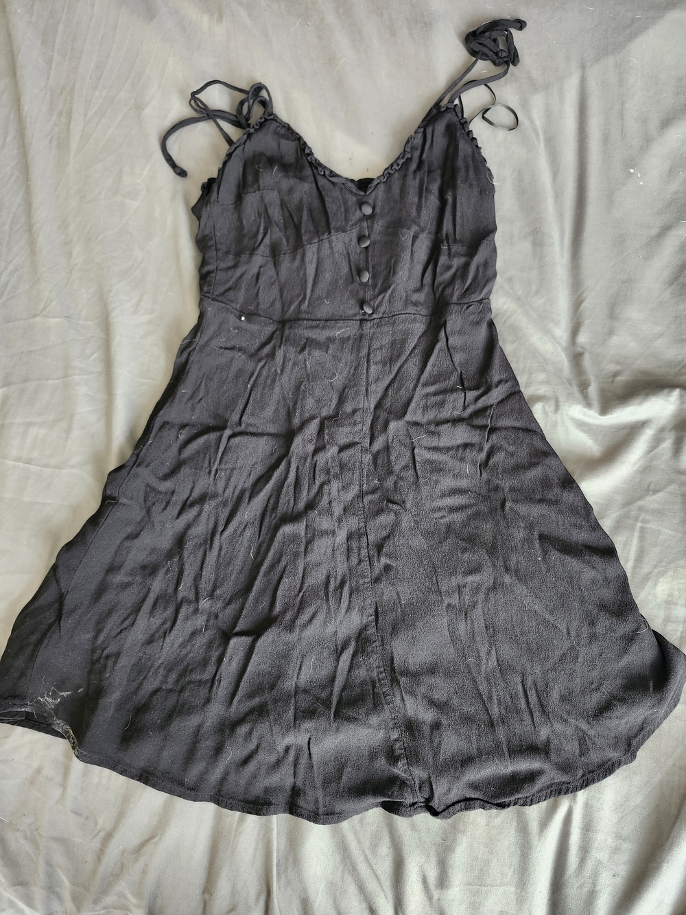 Womens Sz M GB Brand Black Summer Sun Dress